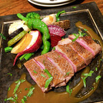 鴨のロースト　オレンジソース