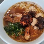 ラーメン大木戸 - 茸と松茸のらーめん@1000円