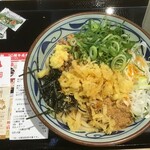 丸亀製麺 - 旨辛まぜ釜玉大730円がクーポンで620円(2020.11.11)