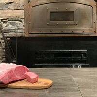 窯焼きステーキ 福田 - この窯で焼いてくれます