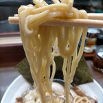 塩そば 一榮 - 中太麺♪