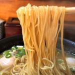 みそラーメンさつき - みそラーメン　麺リフト (2)