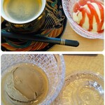 加賀屋 - 追加で頼んだバニラアイスとほうじ茶アイス