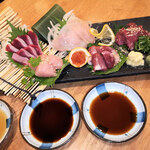 Yakitori Hattorikun - 鶏刺し盛り合わせ5種 