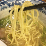 番屋 - 麺は中くらいながら、さほどヤワじゃない