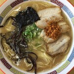 玉龍 - 並ラーメン 600円＋ゆでたまご無しVer.