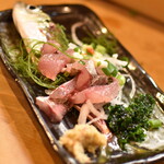 浜貞 - 活アジ造り（５８０円＋税）２０２０年１１月