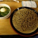 京橋 恵み屋 - 韃靼蕎麦（並）＋ネギ汁（熱）500＋100円