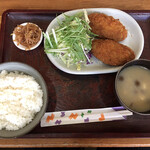 Kadoya Shiyokudou - メンチカツ定食