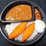 CoCo壱番屋 - 豚しゃぶカレー2辛・フィッシュフライ・ゆでタマゴ