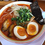 福来家 - 激熱ラーメン チーズ(スープの中)トッピング