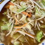 東山 - 野菜ラーメン(みそ)@750円