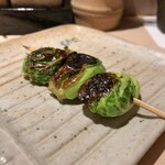 焼鳥 おみ乃 - 芽キャベツ