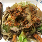 居喰処 光 - 2020/12/01
      本日の日替り 肉野菜炒め カツオのハラモ 500円