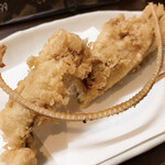 天ぷらとおばんざい いまい - 活き穴子の一本揚げ799円