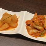 焼肉 じゅん - カクテキとキムチ