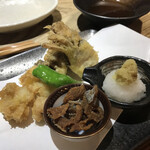 快食倶楽部　万年 - ハモの天ぷら