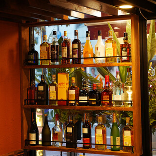 We also stock alcohol that you can't get anywhere else, such as Nepalese alcohol.
