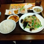 Koshitsu Chuuka Tabenomihoudai Kaen - 五目野菜炒め定食