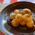 Grilled Mitarashi Dango