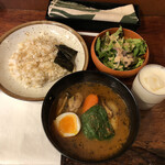 らっきょ＆Star - 「牡蠣ときのこのスープカレー」