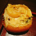 一徹 - 焼き柿の牡蠣入りアップ