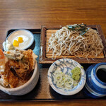 安麺棒 - 天丼ざる 麺大盛り