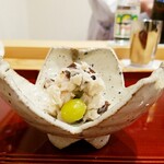 勢麟 - 先付　海老芋の和え物