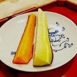 勢麟 - 人参2種。皮の周りの美味しいことったら♡