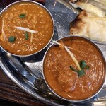 Saiha Dining&Bar - ランチメニュー「ダブルカレーセット」(1090円)のカレー