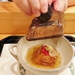 馬車道 大かわ - 鮟肝豆腐