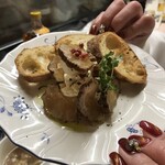 がばちょ - クリームチーズといぶりがっこ（450円）