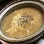 がばちょ - あったかメニューの〆用リゾット（300円）美味しすぎてもうしんどいｗｗｗ（良い意味でやで？？(･∀･)ｼﾗﾝｹﾄﾞ!!!!!