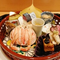 馬車道 大かわ - 甲箱蟹入り八寸