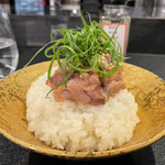 Japanese Soba Noodles 蔦 - 「A5黒毛和牛わさびご飯」800円