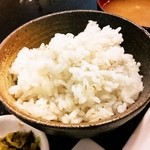 とんかつ きのした - 麦ごはん