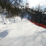 軽井沢プリンスホテル - スキーで滑りながら；結構なスピードで滑ってます