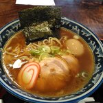 梵天楼 坊田製麺所 - 丸鶏ラーメン・醤油。