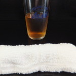 お食事処 魚がしおき - 冷たいおしぼりが嬉しい