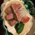 日本料理 銭屋 - 能登牛、えびいも、金沢春菊