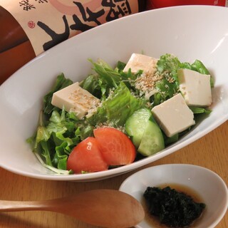 Koyomi - 生海苔と豆富の和サラダ