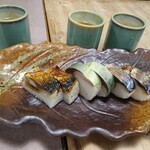 地魚料理 丸長 - さば寿司盛り合わせ