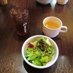 ふらんす亭 - ランチのスープ・サラダ
