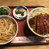 まるきや - 料理写真:カツ丼 + かけ小うどん