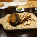 やまぐち - 丸ごとアワビと松茸のリゾット