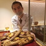 銀座 しのはら - 穴子 栗 銀杏 飯蒸し