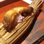 銀座 しのはら - 穴子 栗 銀杏 飯蒸し