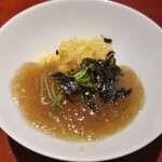 銀座 しのはら - フカヒレ餡かけ