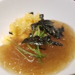 銀座 しのはら - フカヒレ餡かけ