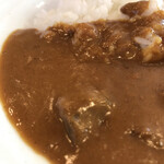 カレーハウス田園 - ほら こんな肉です